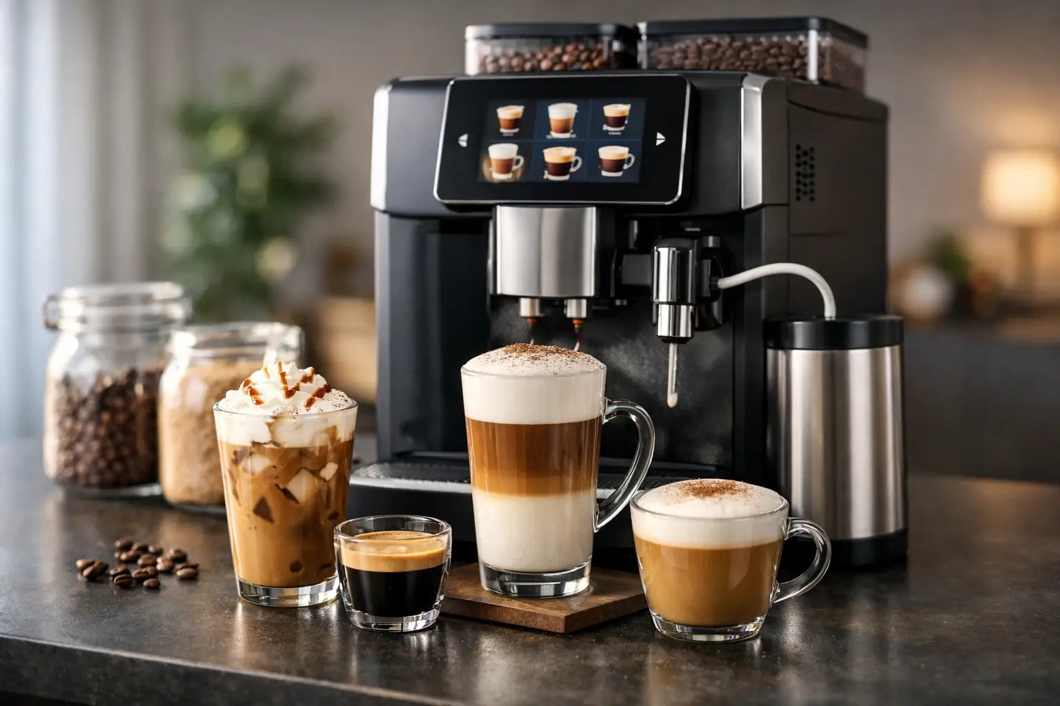 Machine café à recettes personnalisées